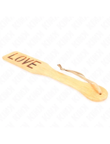 KINK - PALETA DE BAMBU PALAVRA AMOR 32 X 5