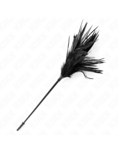 KINK - MÚLTIPLAS PENAS DE CÓCEGAS PRETAS 45 CM