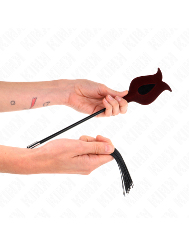 KINK - PENAS DE FRANGO EM FORMA DE CHIFRE BLACK MAIDS 36 CM