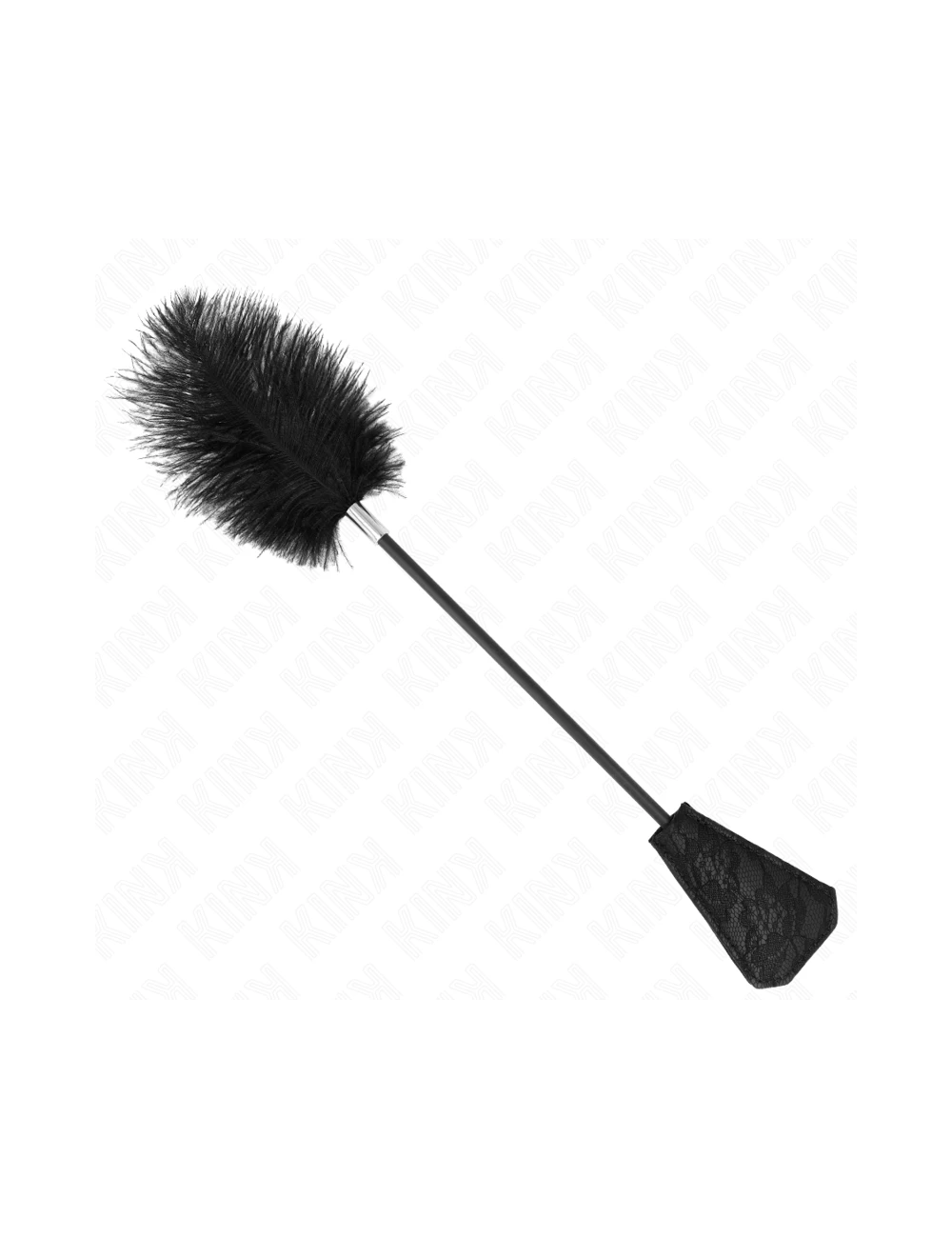 KINK - PENAS DE AVESTRUZ PARA CÓCEGAS COM PALETE DE RENDA 56 CM