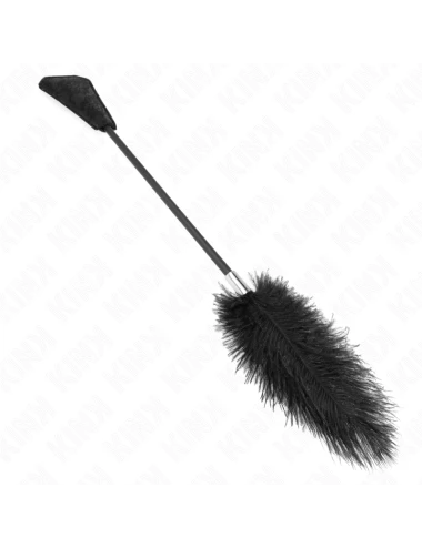 KINK - PENAS DE AVESTRUZ PARA CÓCEGAS COM PALETE DE RENDA 56 CM