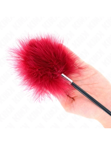 KINK - PENAS DE CÓCEGAS COM REMO FORMA DE ROSA 8 CM