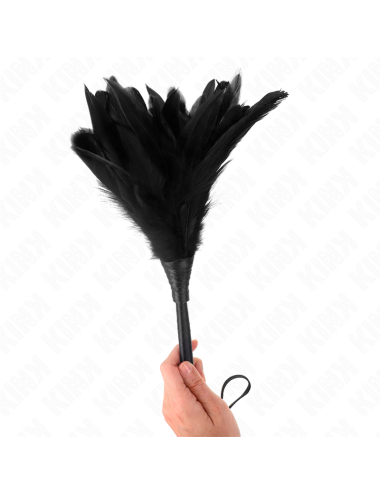 KINK - CHICOTE DE BORLA DE SILICONE FORMA DE ROSA 45 CM