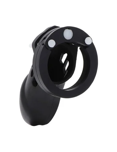 HIDDEN DESIRE - EXTREME GAIOLA DE PÉNIS DE CASTIDADE SILICONE TAMANHO L PRETO