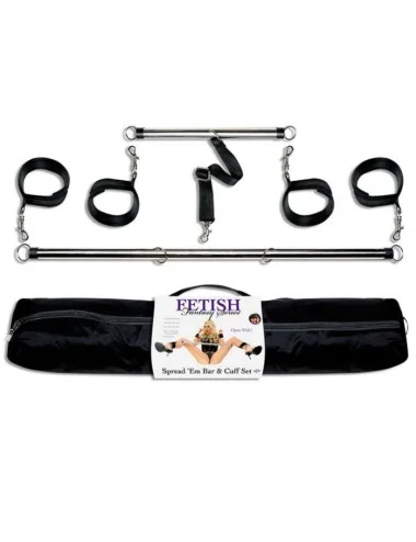 FETISH FANTASY SERIES - CONJUNTO SPREAD EM BAR E CUFF
