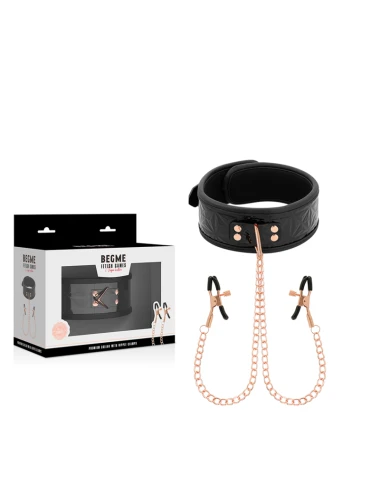 BEGME - BLACK EDITION COLAR COM CLAMPS DE BICO