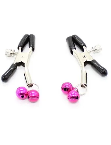 OHMAMA FETISH - GRAMPOS DE BICO COM SINO ROSA
