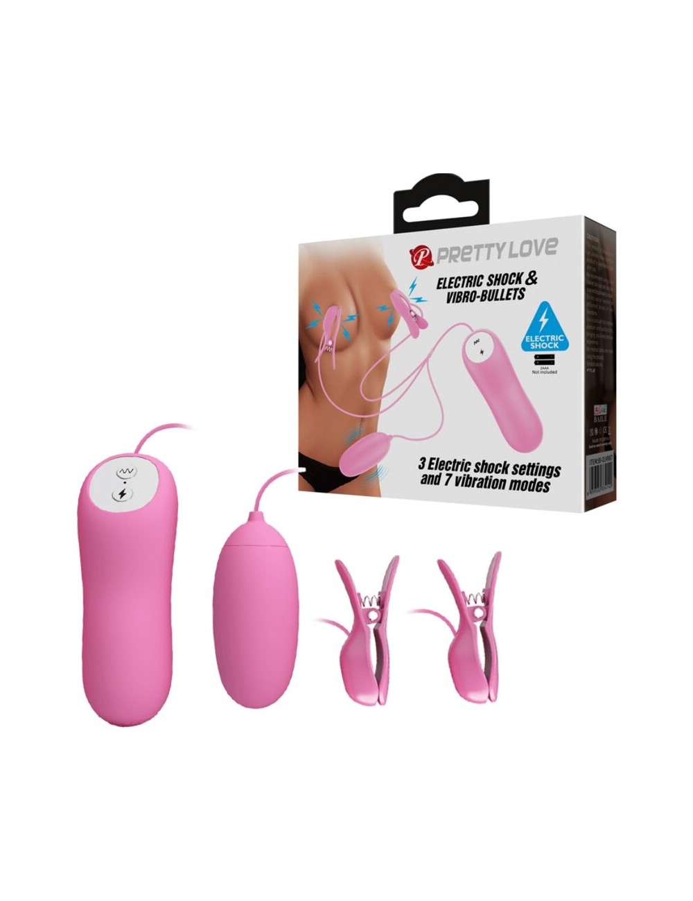 PRETTY LOVE - PINA COM VIBRAO E ELETROSHOCK ROSA PRETTY LOVE - PINA COM VIBRAO E ELETROSHOCK ROSA