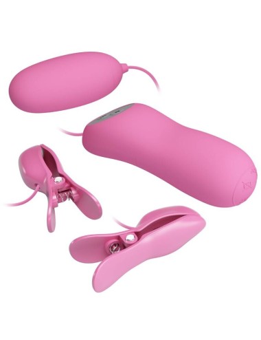 PRETTY LOVE - PINA COM VIBRAO E ELETROSHOCK ROSA