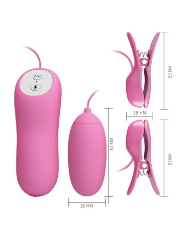 PRETTY LOVE - PINA COM VIBRAO E ELETROSHOCK ROSA