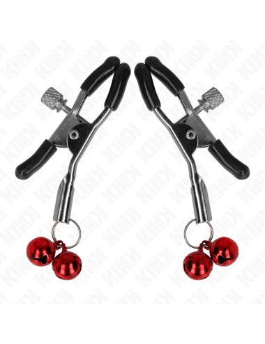 KINK - GRAMPO DE BICO DUPLO SINO VERMELHO 6 CM