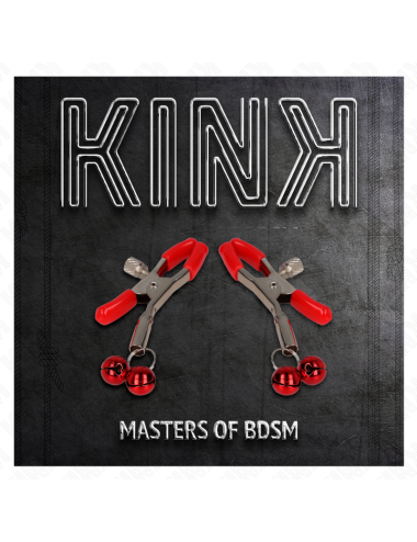KINK - GRAMPO DE BICO DUPLO VERMELHO VERMELHO 6 CM