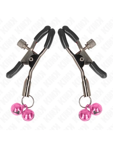 KINK - GRAMPO DE BICO DUPLO SINO ROSA 6 CM