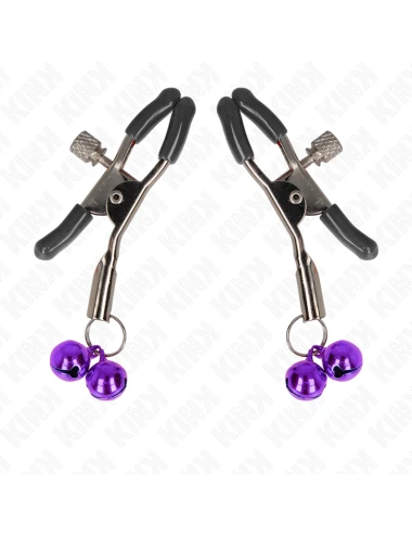 KINK - GRAMPO DE BICO DUPLO SINO ROXO 6 CM