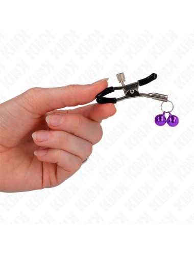KINK - GRAMPO DE BICO DUPLO SINO ROXO 6 CM