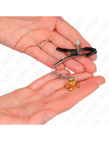 KINK - PINÇAS PINGENTE SINO DOURADO 6 CM