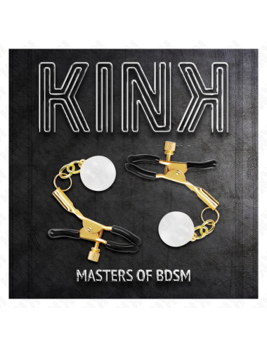 KINK - GRAMPOS DE BICO DE VIDRO OURO 6 CM