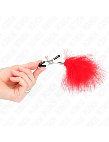 KINK - GRAMPO DE PENA VERMELHO 7 CM