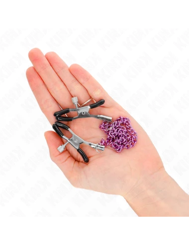 KINK - GRAMPOS DE CORRENTE ROXO 30 CM