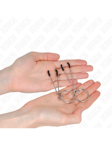 KINK - PINÇAS FINAS COM O-RING 7 CM