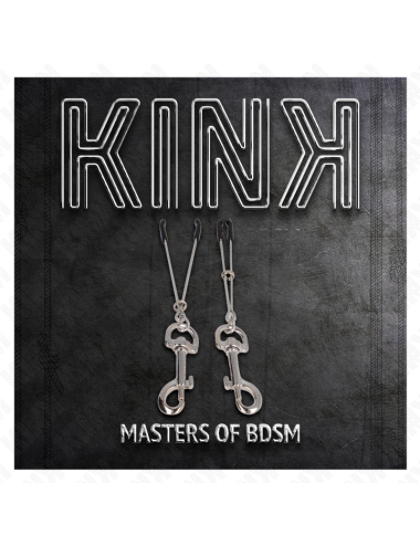 KINK - GRAMPO DE BICO FINO GANCHO PRATA 7 CM