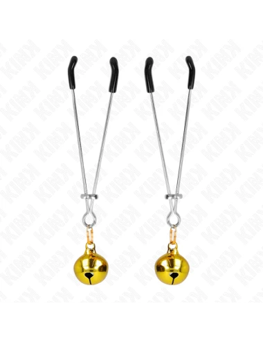 KINK - PINÇAS DE BINO FINAS OURO 7 CM