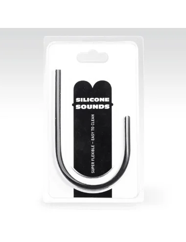 ALL BLACK - SONDA URETRA DE SILICONE DE 10 MM