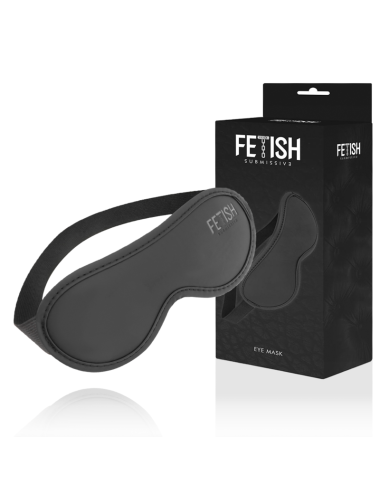 FETISH SUBMISSIVE - MSCARA DE COURO VEGANO II COM FORRO DE NOPRENE