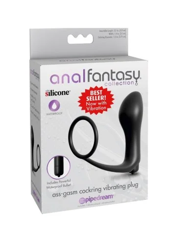 ANAL FANTASY ELITE COLLECTION - PLUG VIBRADOR DE ANAL COCKRING ASS-GASM