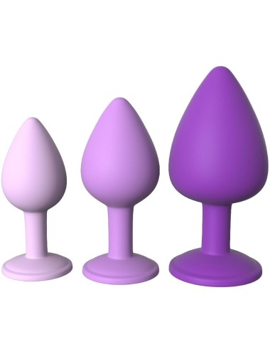 FANTASY FOR HER  - CONJUNTO DE PLUG ANAL VIOLETA