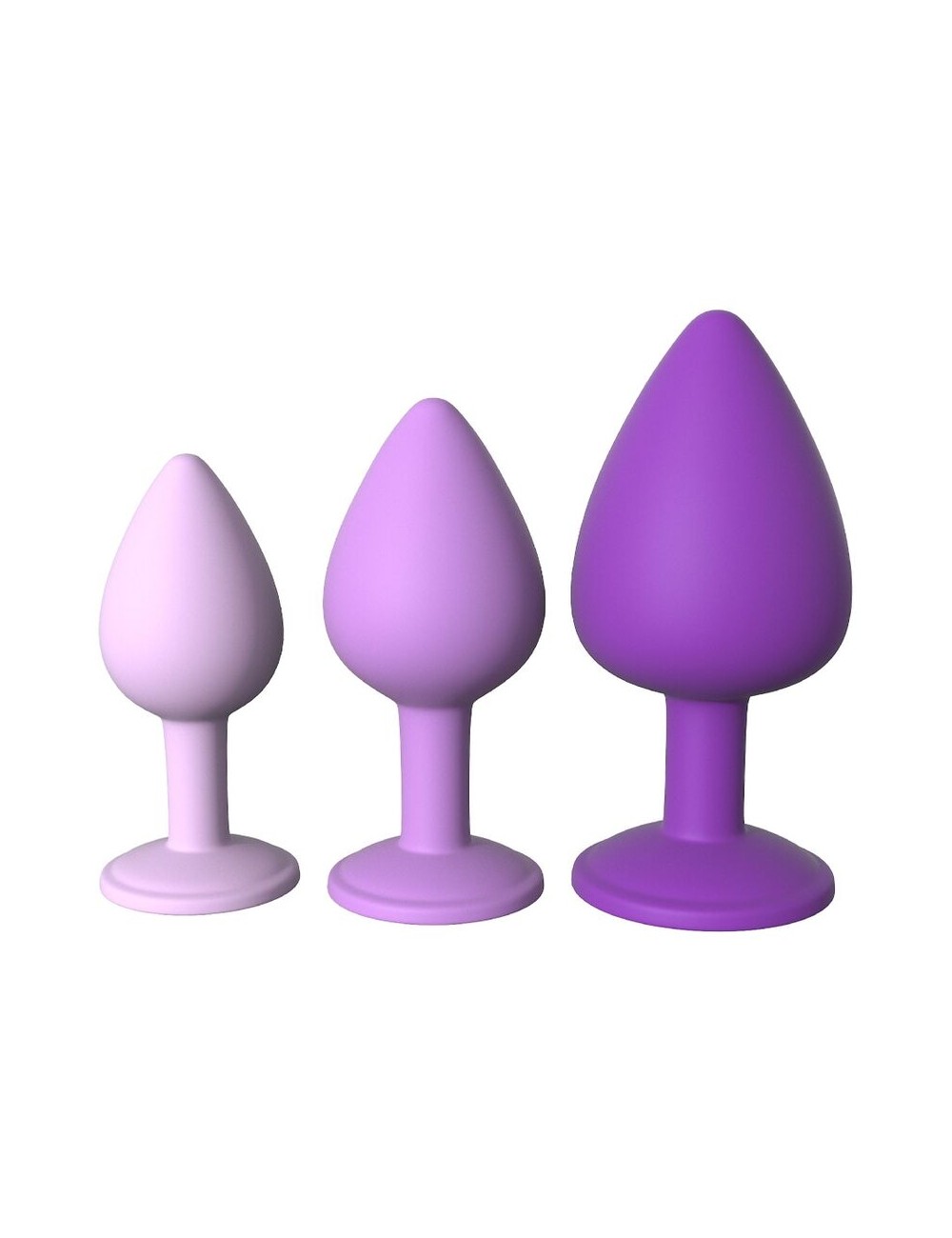 FANTASY FOR HER  - CONJUNTO DE PLUG ANAL VIOLETA