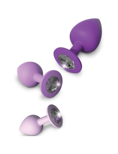 FANTASY FOR HER  - CONJUNTO DE PLUG ANAL VIOLETA