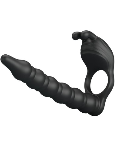 PRETTY LOVE - BLACKNEY ANÉIS PARA PÊNIS COM PLUG VIBRADOR