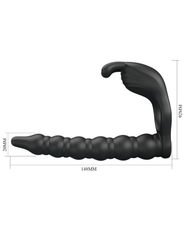 PRETTY LOVE - BLACKNEY ANÉIS PARA PÊNIS COM PLUG VIBRADOR