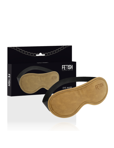 FETISH SUBMISSIVE ORIGEN - MSCARA DE COURO VEGANO COM FORRO DE NEOPRENE