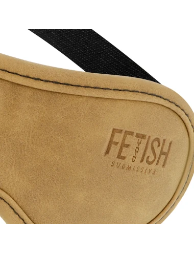 FETISH SUBMISSIVE ORIGEN - MSCARA DE COURO VEGANO COM FORRO DE NEOPRENE