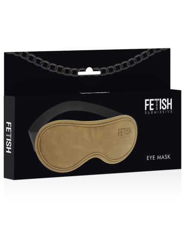 FETISH SUBMISSIVE ORIGEN - MSCARA DE COURO VEGANO COM FORRO DE NEOPRENE