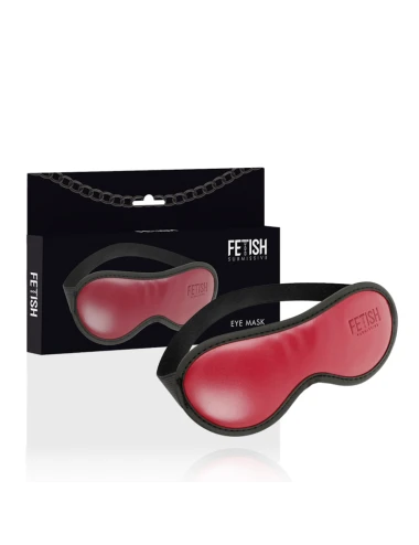 FETISH SUBMISSIVE DARK ROOM - MSCARA DE COURO VEGANO COM FORRO DE NEOPRENE