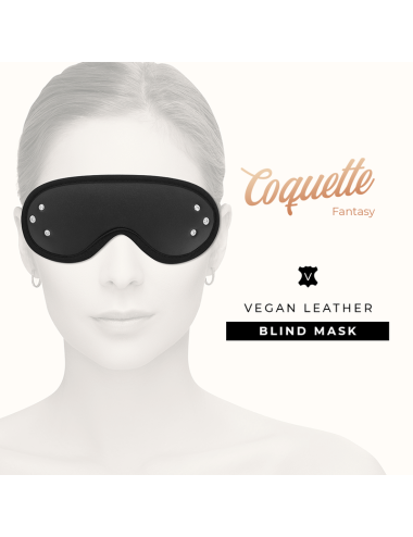 COQUETTE CHIC DESIRE - MSCARA DE COURO FANTASY VEGAN COM FORRO DE NEOPRENE