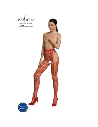 PASSION - COLEO ECO BODYSTOCKING ECO S007 VERMELHO