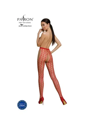 PASSION - COLEO ECO BODYSTOCKING ECO S007 VERMELHO