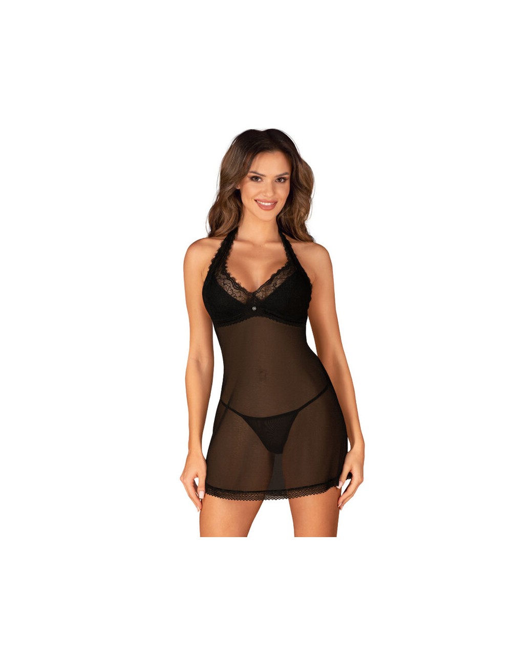 OBSESSIVE - MEDILLA CHEMISE & TANGA XS/S OBSESSIVE - MEDILLA CHEMISE & TANGA XS/S