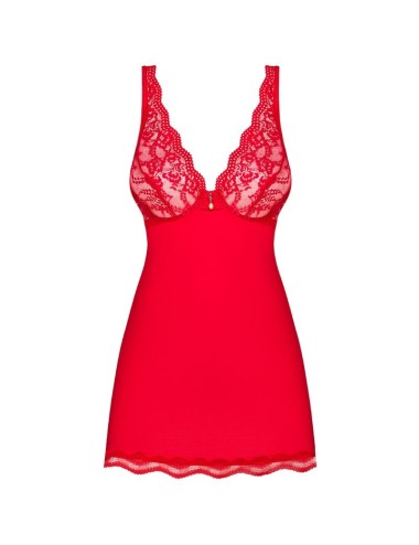 OBSESSIVE - LUVAE BABYDOLL & TANGA VERMELHO S/M