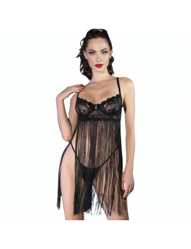 CHILIROSE - CR 4496 BABYDOLL PRETO S/M