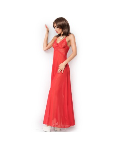 CHILIROSE - CR 3883 BABYDOLL VERMELHO LONGO L/XL