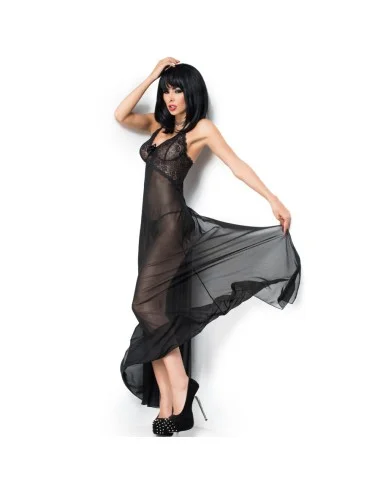 CHILIROSE - CR 3883 BABYDOLL LONGO PRETO S/M