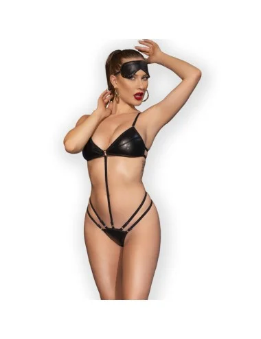 CHILIROSE - CONJUNTO CR 4700 BODY PRETO S/M