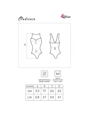 LIVCO CORSETTI FASHION - MUDIENIN LC 90654 CORPO PRETO