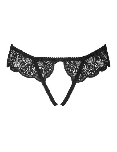 LIVCO CORSETTI FASHION - LOVE STORY LC 90679 CALCINHA SEM CROTCHLESS PRETA
