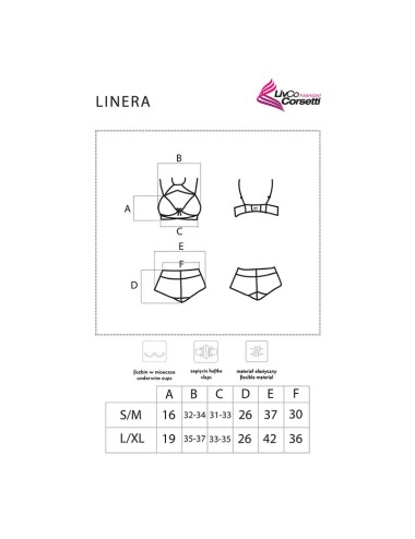 LIVCO CORSETTI FASHION - COLEO LINERA FOR THE SENSES BRA + CALA PRETA